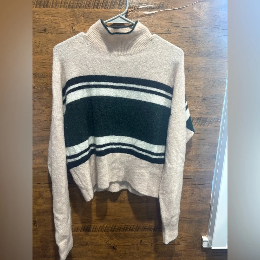 & Other Stories Striped Pink and Green Women's Sweater_2